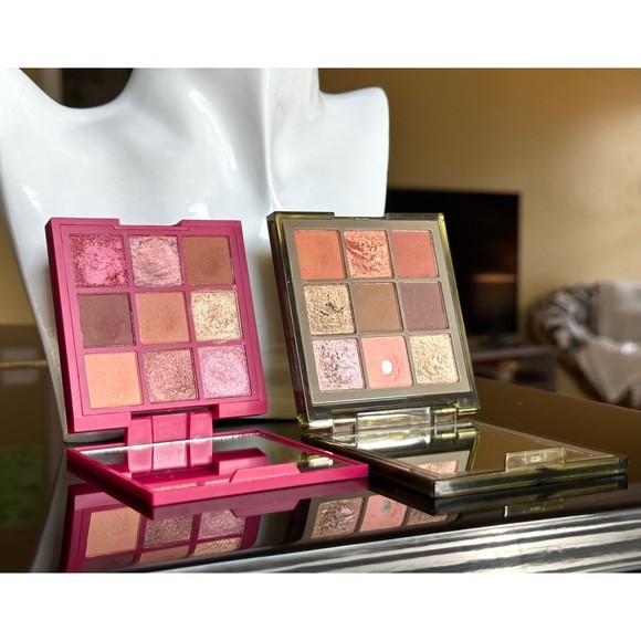 Huda Beauty Khaki Haze Obsessions Ciate Cranberry Edit Eyeshadow Palette Bundle - Picture 2 of 11